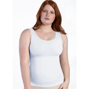 Brand New Curveez Women's Size XL White Compression Sculpting Top Shapewear